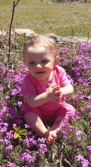 Rita--a flower in a bed of flowers! ~  No description included. 