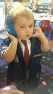 Connor--dress-up at daycare ~  No description included. 