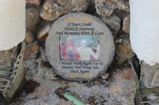 Sign at Entrance to Larry Baggett's Trail Of Tears Memorial ~ This small homemade sign really touched me.  There's no way I could pass by without snapping a photo of it.