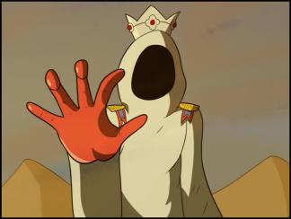 Chapter 18 - Illustration 1 ~ He walked to Princess Daisy, sticking his shiny, red hand out. “A pleasure getting to know you for a short while, Princess Daisy. Don’t panic. I’ll personally assure that Sarasaland gains a superior leader after your passing.”